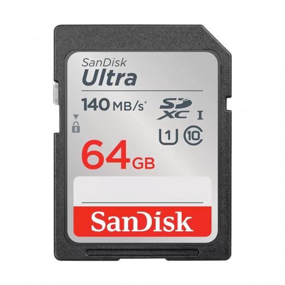 SanDisk Ultra 64GB 140MB/s SDXC UHS-I SD Card